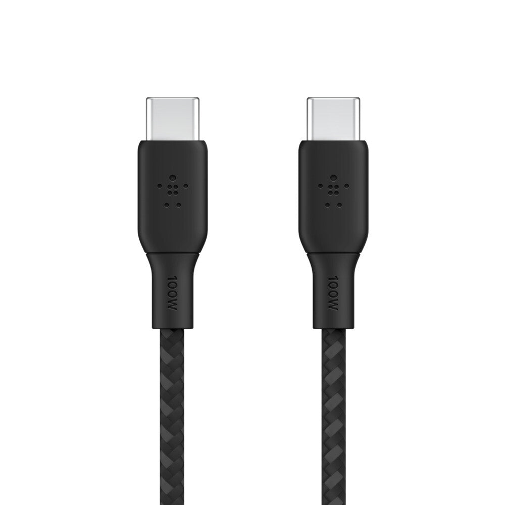 Belkin CAB014bt3MBK USB cable USB 2.0 3 m USB C 0.48 Gbit/s 100 W Black