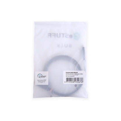 eSTUFF ES604180-BULK USB cable USB 2.0 1 m USB C 60 W Black