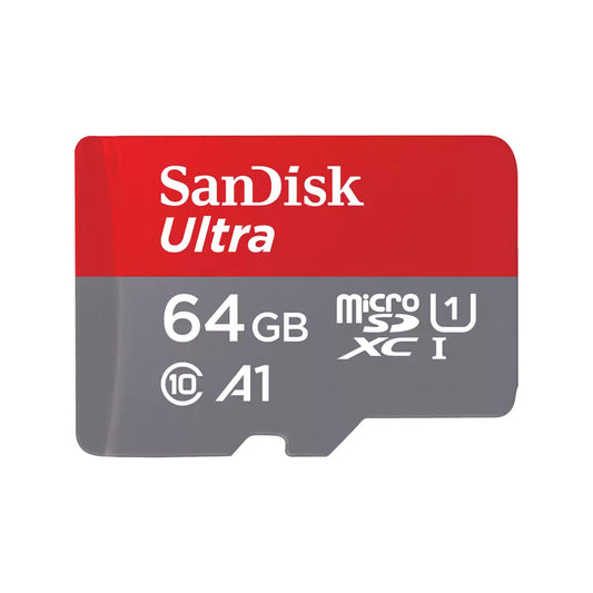 SanDisk Ultra 64GB MicroSDXC UHS-I Class 10 memory card