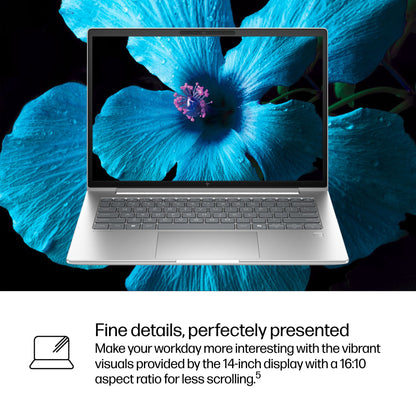 HP EliteBook 6 G1i AI Intel Core Ultra 7 255U Laptop 35.6 cm (14") WUXGA 16 GB DDR5-SDRAM 512 GB SSD Wi-Fi 7 (802.11be) Windows 11 Pro AI PC Silver