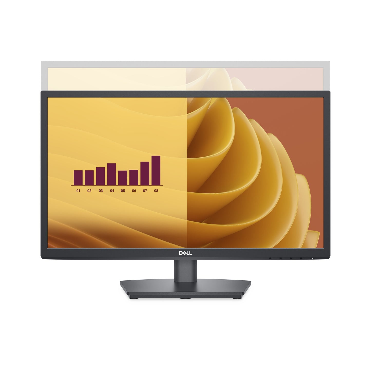 DELL E Series E2225HS computer monitor 54.5 cm (21.4") 1920 x 1080 pixels Full HD LCD Black