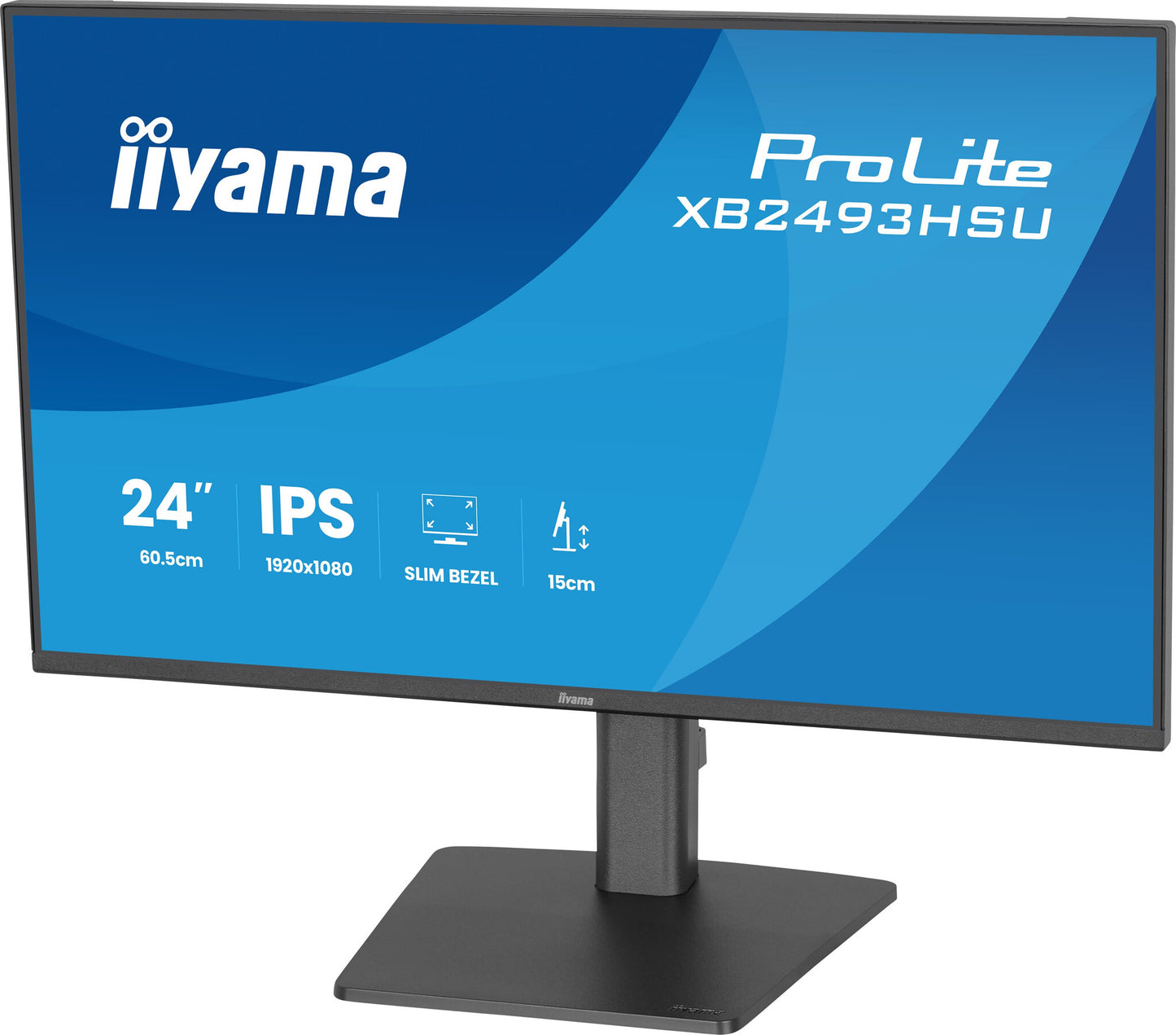 iiyama ProLite XB2493HSU-B1 computer monitor 60.5 cm (23.8") 1920 x 1080 pixels Full HD LED Black