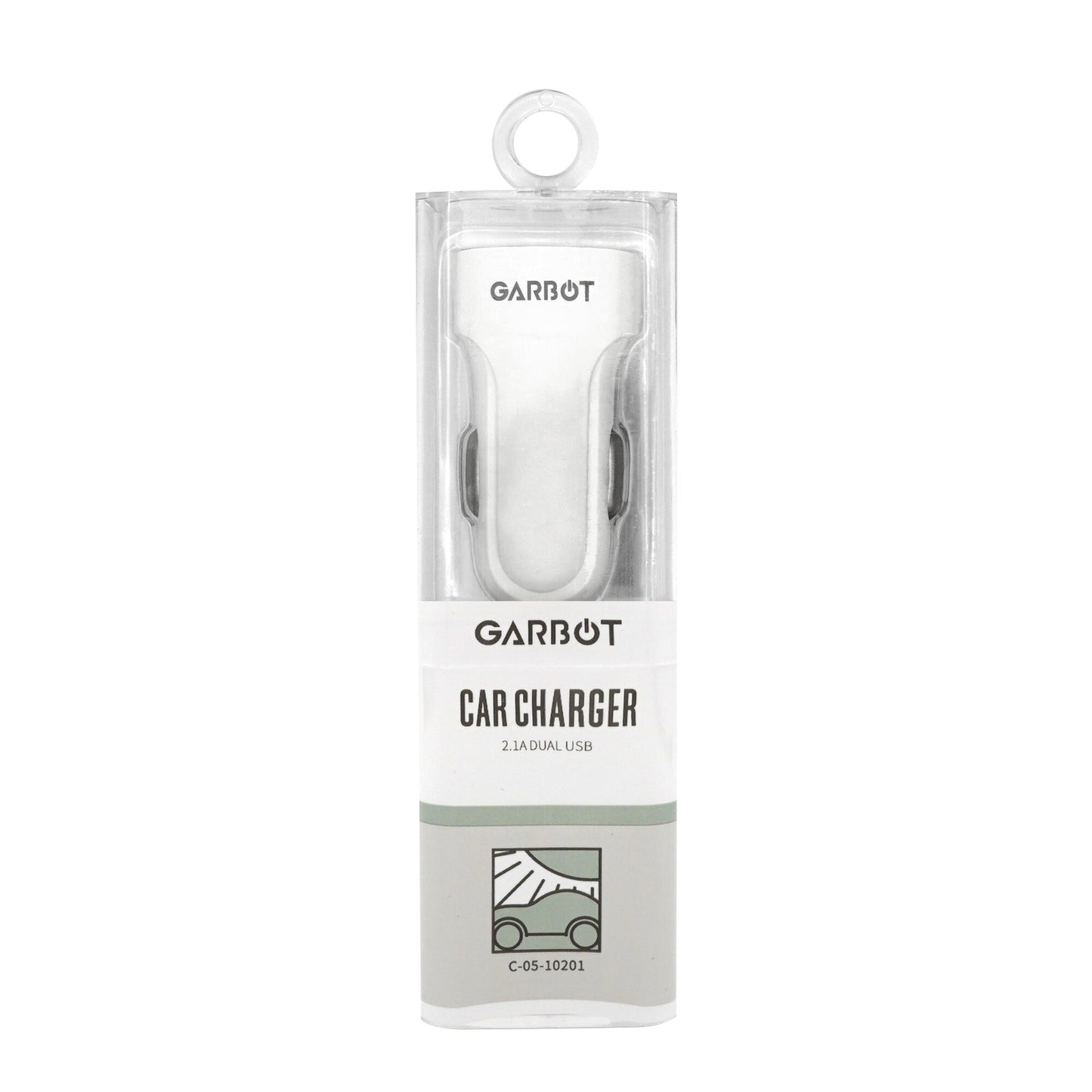 Garbot C-05-10201 mobile device charger Universal White Cigar lighter Auto