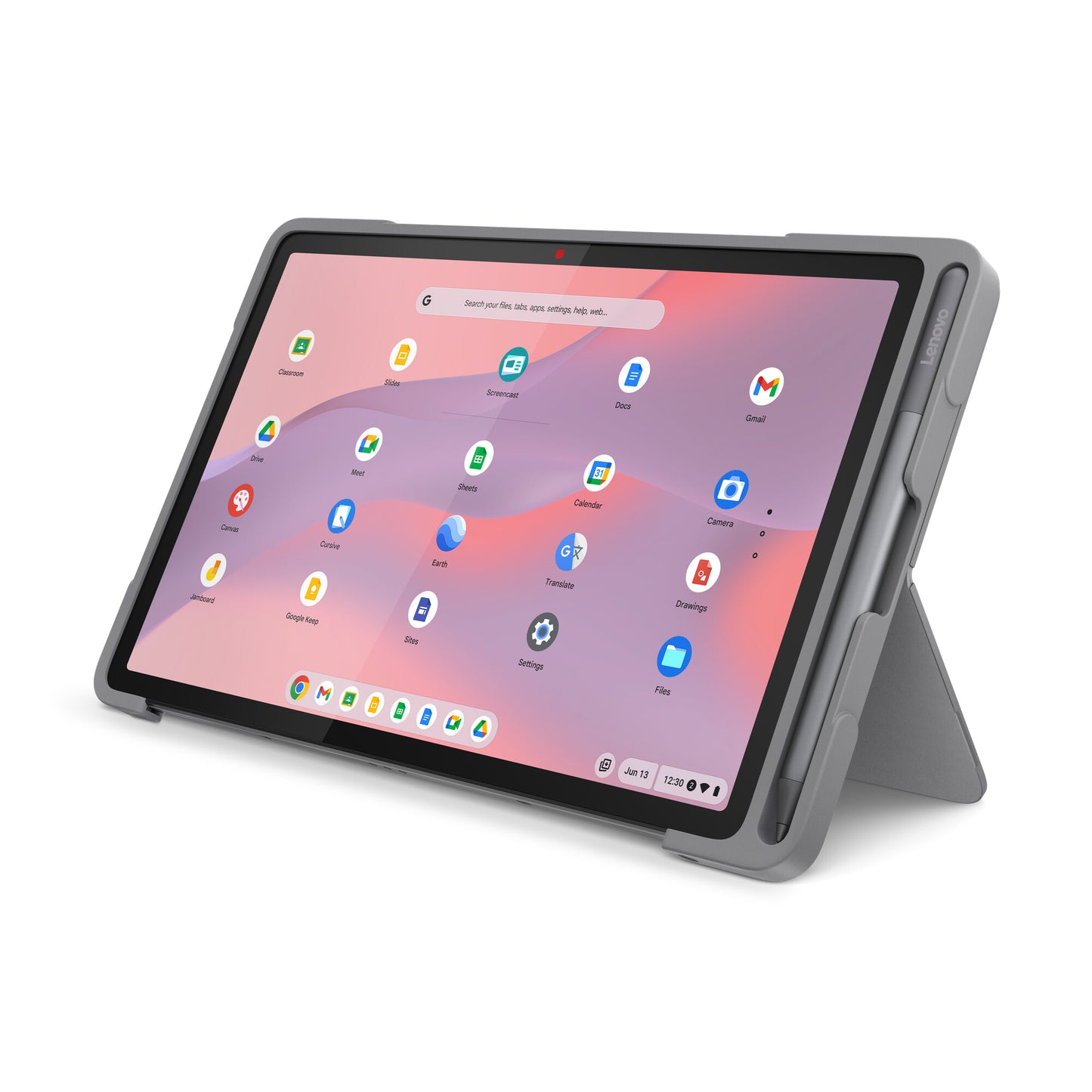 Lenovo Chromebook Duet EDU G2 Mediatek 64 GB 27.8 cm (10.9") 8 GB Wi-Fi 6 (802.11ax) ChromeOS Grey
