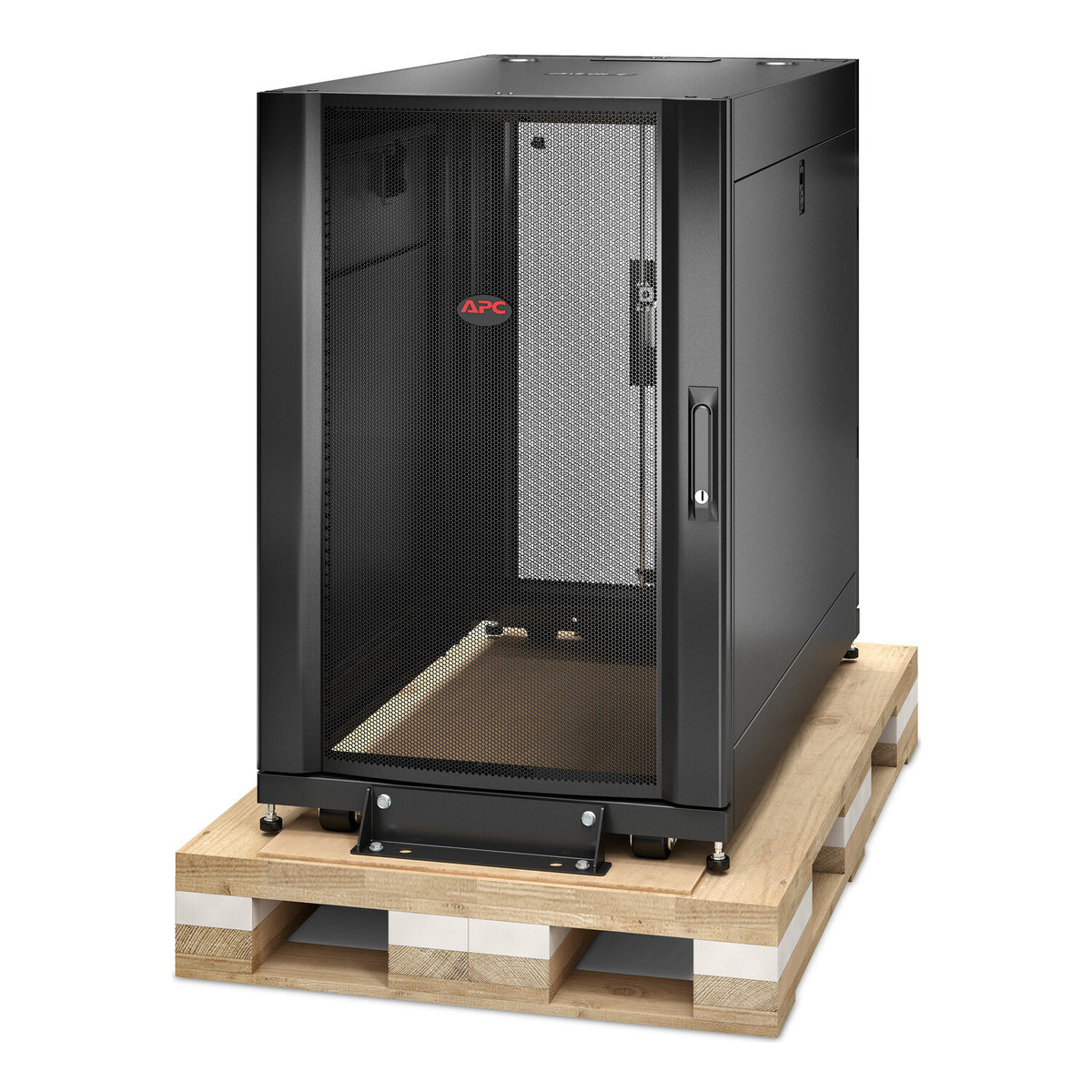 APC NetShelter SX, Server Rack Enclosure, 18U, Shock Packaging, Black, 925H x 600W x 1070D mm