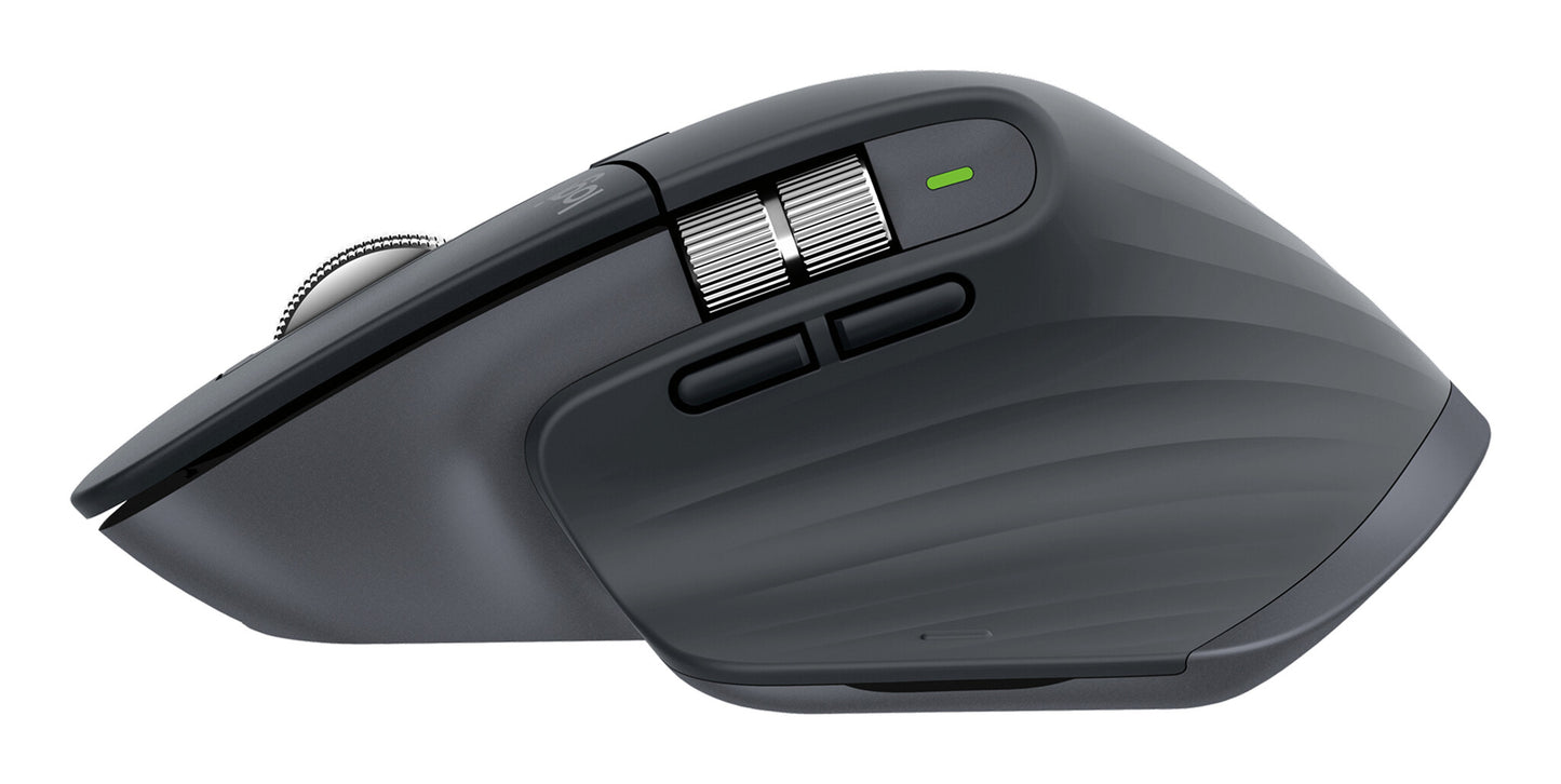 Logitech MX Master 3S mouse Universal Right-hand RF Wireless + Bluetooth 8000 DPI