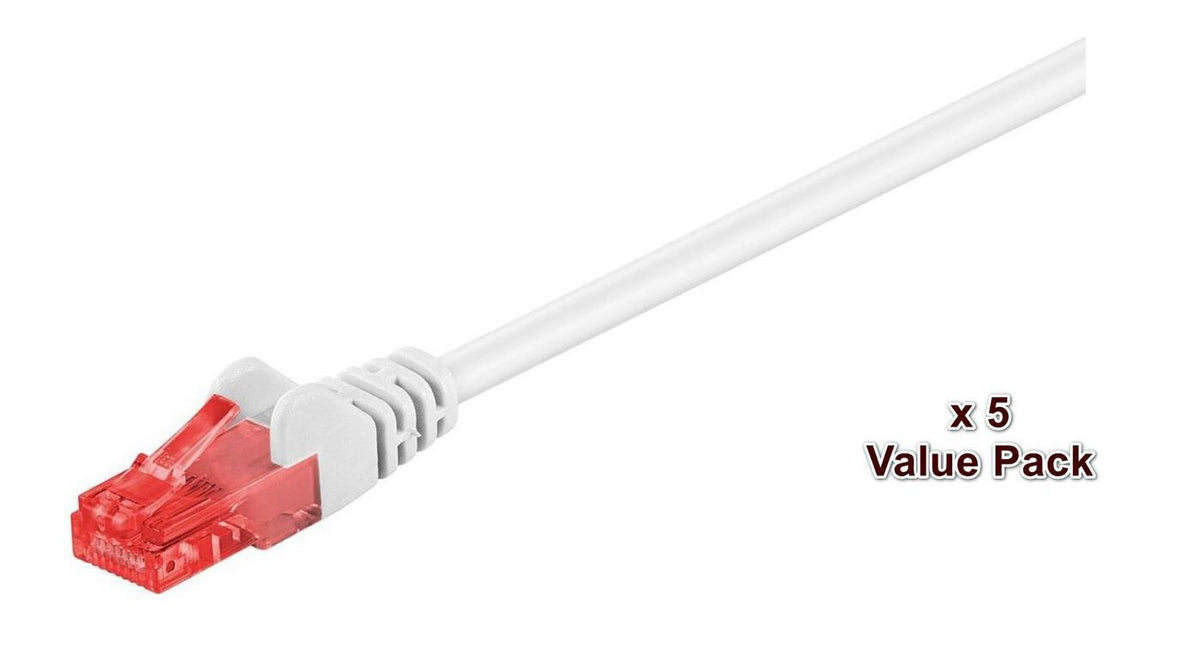 Microconnect V-UTP615WVP networking cable White 15 m Cat6 U/UTP (UTP) Round