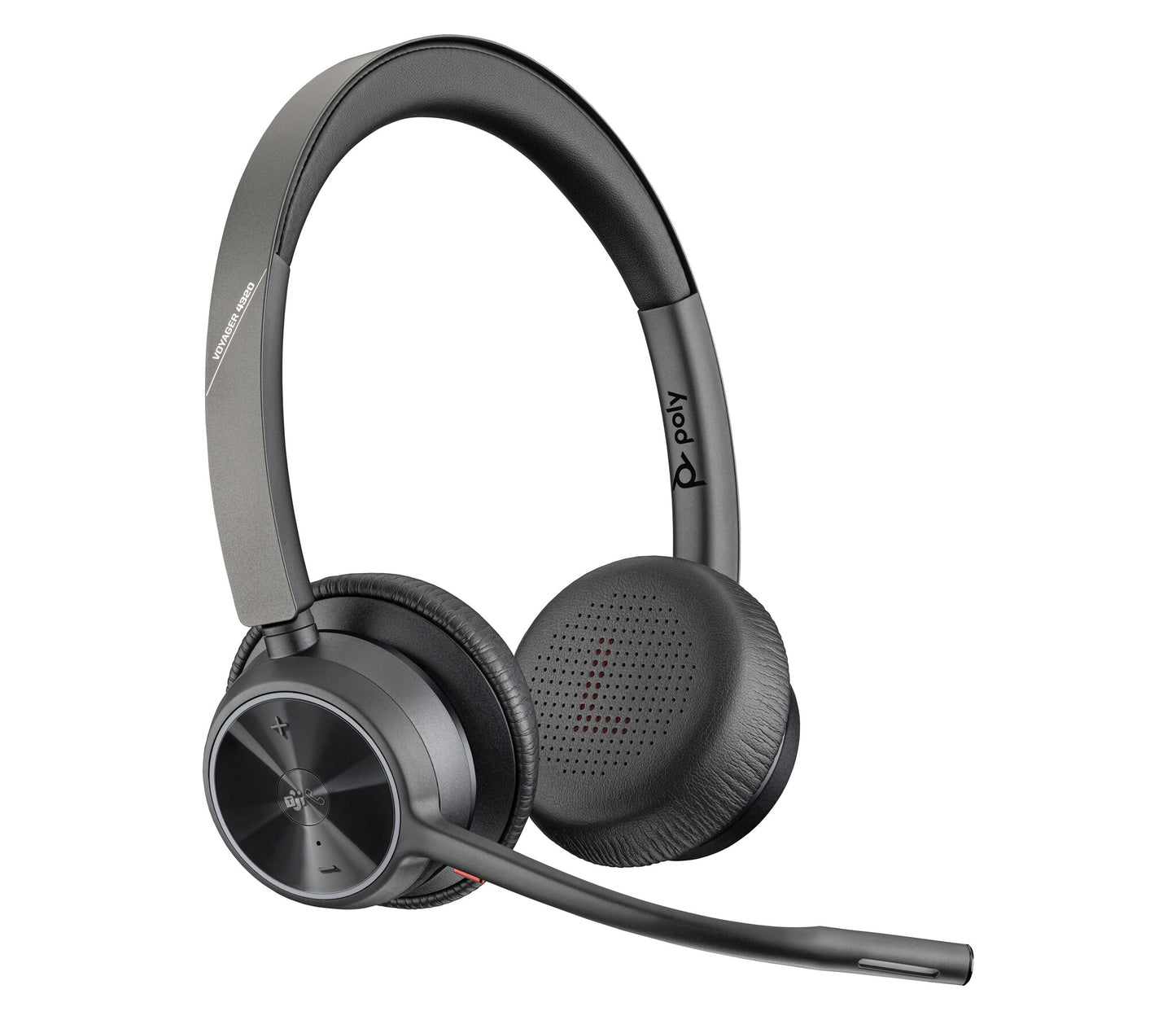 Poly Voyager 4320 Microsoft Teams Certified Headset +BT700 dongle +Charging Stand