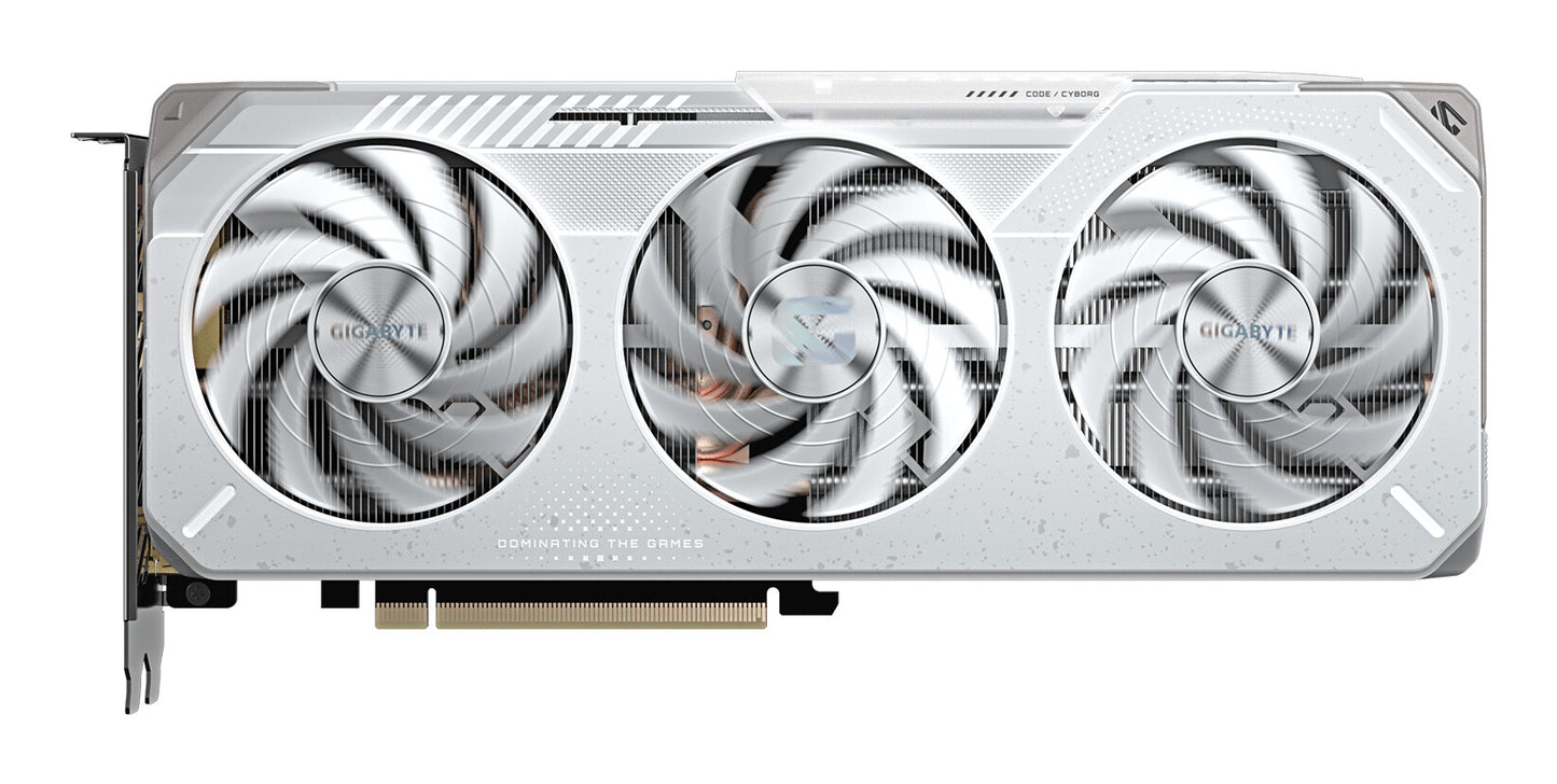 GIGABYTE GAMING Radeon RX 9060 XT OC ICE 16G Graphics Card - 16GB GDDR6, 256bit, PCI-E 5.0, 3320 MHz Core Clock, 2 x DisplayPort, 1 x HDMI, GV-R906XGAMINGOCICE-16GD
