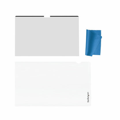 StarTech.com 13.3-inch 16:10 Flip-Up Privacy Screen with Touch, Anti-Glare Blue Light Filter, Laptop Monitor Screen Protector, +/- 30 Deg. View Angle