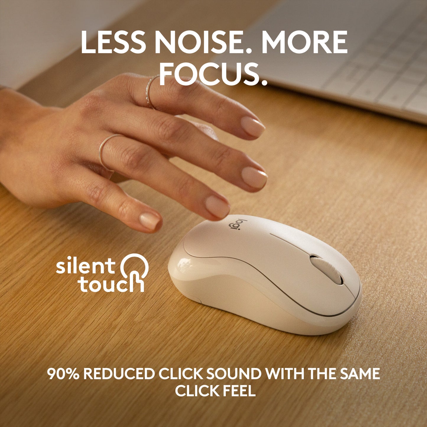 Logitech M240 Silent mouse Travel Ambidextrous RF Wireless + Bluetooth 4000 DPI