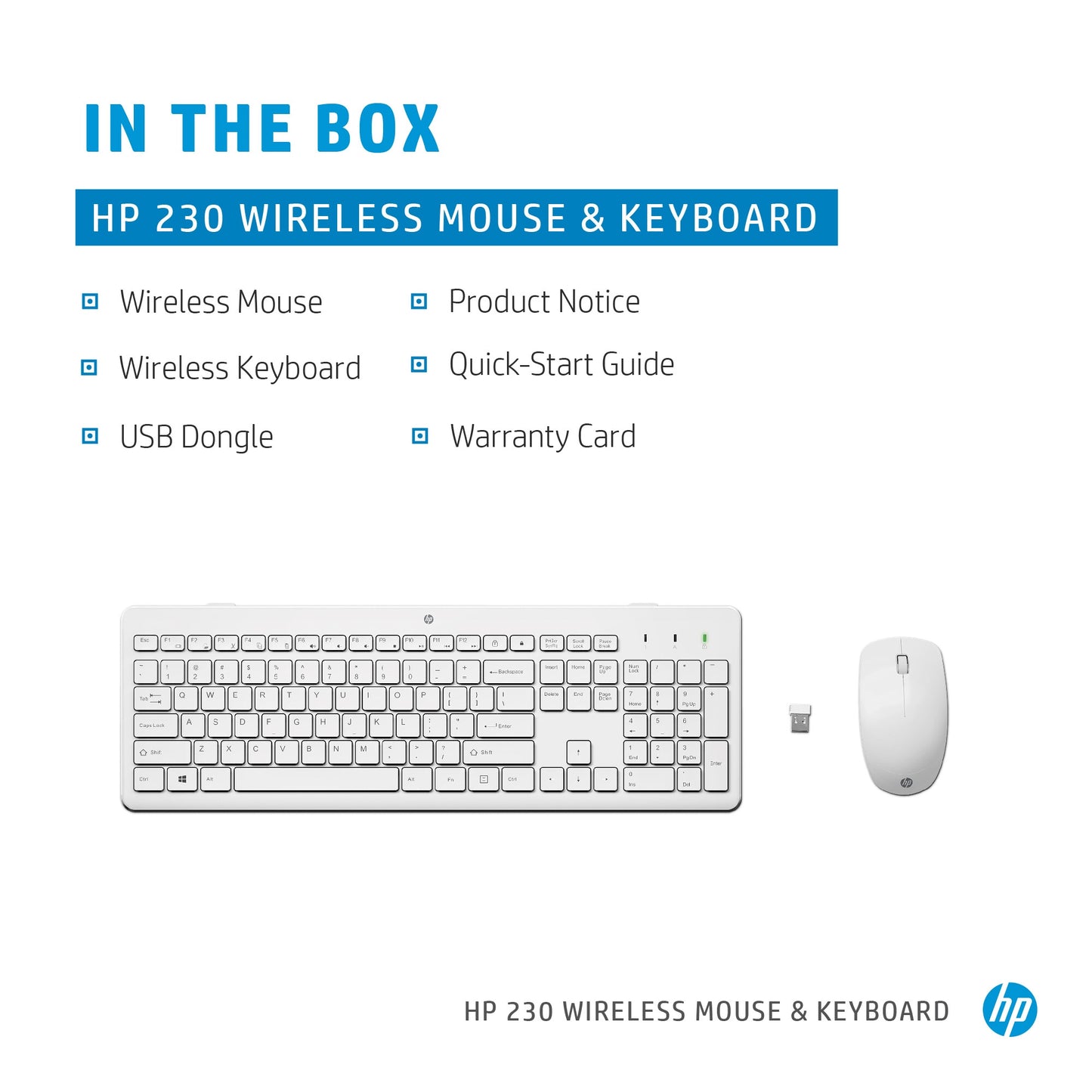HP 230 Wireless Mouse and Keyboard Combo