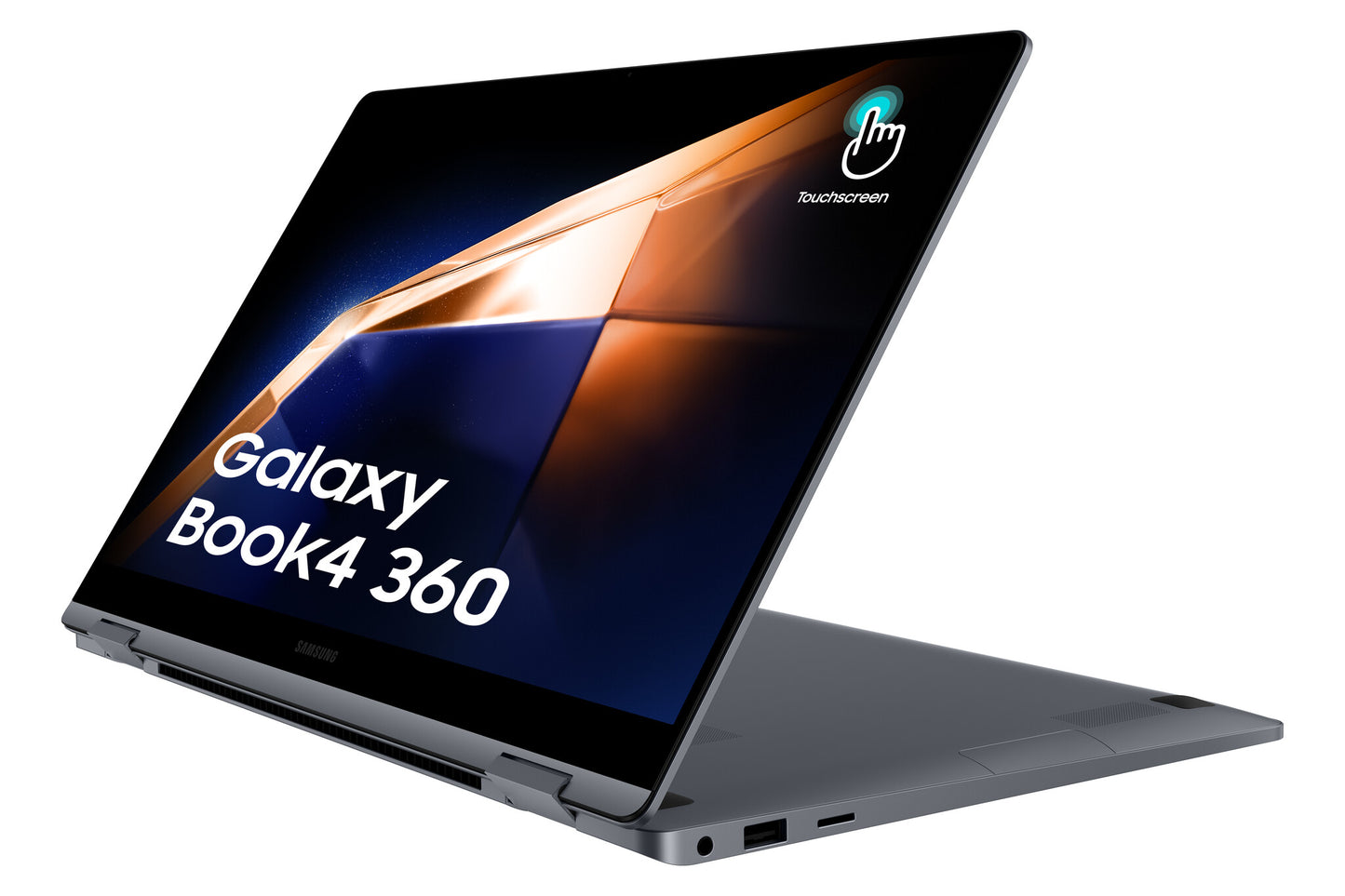 Samsung Galaxy Book4 360 NP754QGK-KG2UK laptop Intel Core 5 120U Hybrid (2-in-1) 39.6 cm (15.6") Touchscreen Full HD 16 GB LPDDR5x-SDRAM 256 GB SSD Wi-Fi 6E (802.11ax) Windows 11 Pro Grey