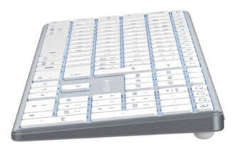HYPER HS2310NO keyboard Home/Office Bluetooth QWERTY Nordic Grey