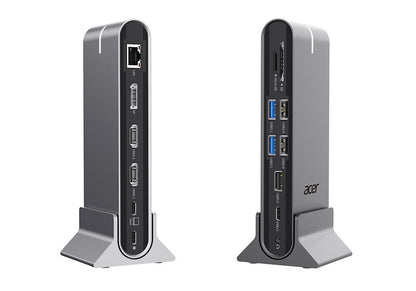 Acer HP.DSCAB.022 laptop dock/port replicator Wired USB 3.2 Gen 1 (3.1 Gen 1) Type-C Silver