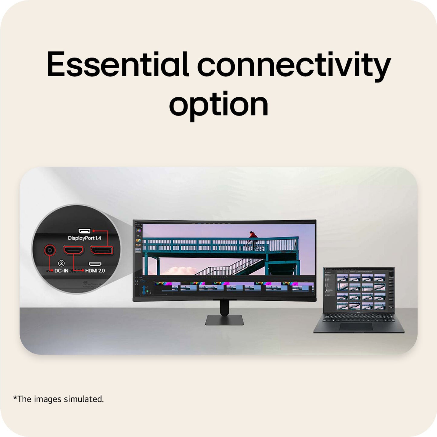 LG UltraWide U6 34U601B, 34-inch WQHD Curved (1800R) 120Hz Monitor, HDR10 & 99% sRGB AMD FreeSync™ Premium
