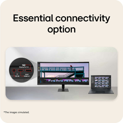 LG UltraWide U6 34U601B, 34-inch WQHD Curved (1800R) 120Hz Monitor, HDR10 & 99% sRGB AMD FreeSync™ Premium