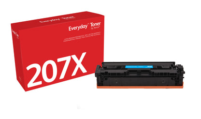 Everyday™ Cyan Toner by Xerox compatible with HP 207X (W2211X), High capacity