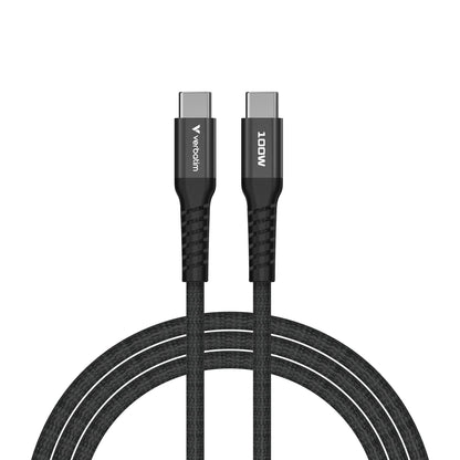 Verbatim Sync & Charge Magnetic Cable - 100W USB-C to USB-C 120 cm Black