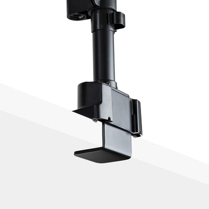 StarTech.com Desk Mount Dual Monitor Arm, Full Motion Monitor Mount for 2x VESA Displays up to 32" (17.6lb/8kg), Height Adjustable, Clamp/Grommet Mount, Mechanical Spring