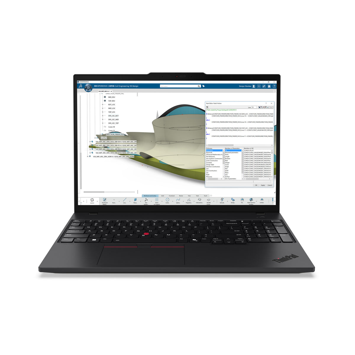Lenovo ThinkPad P16s Gen 4 (AMD) Copilot+ PC AMD Ryzen™ AI 7 350 Mobile workstation 40.6 cm (16") WUXGA 16 GB DDR5-SDRAM 512 GB SSD Wi-Fi 7 (802.11be) Windows 11 Pro English Black