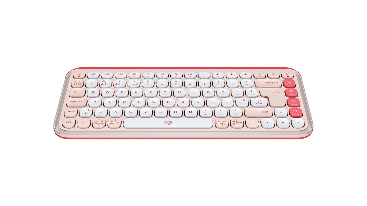 Logitech POP Icon Keys keyboard Universal Bluetooth QWERTY UK English Rose