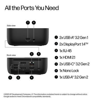 HP USB-C 100W G6 Dock