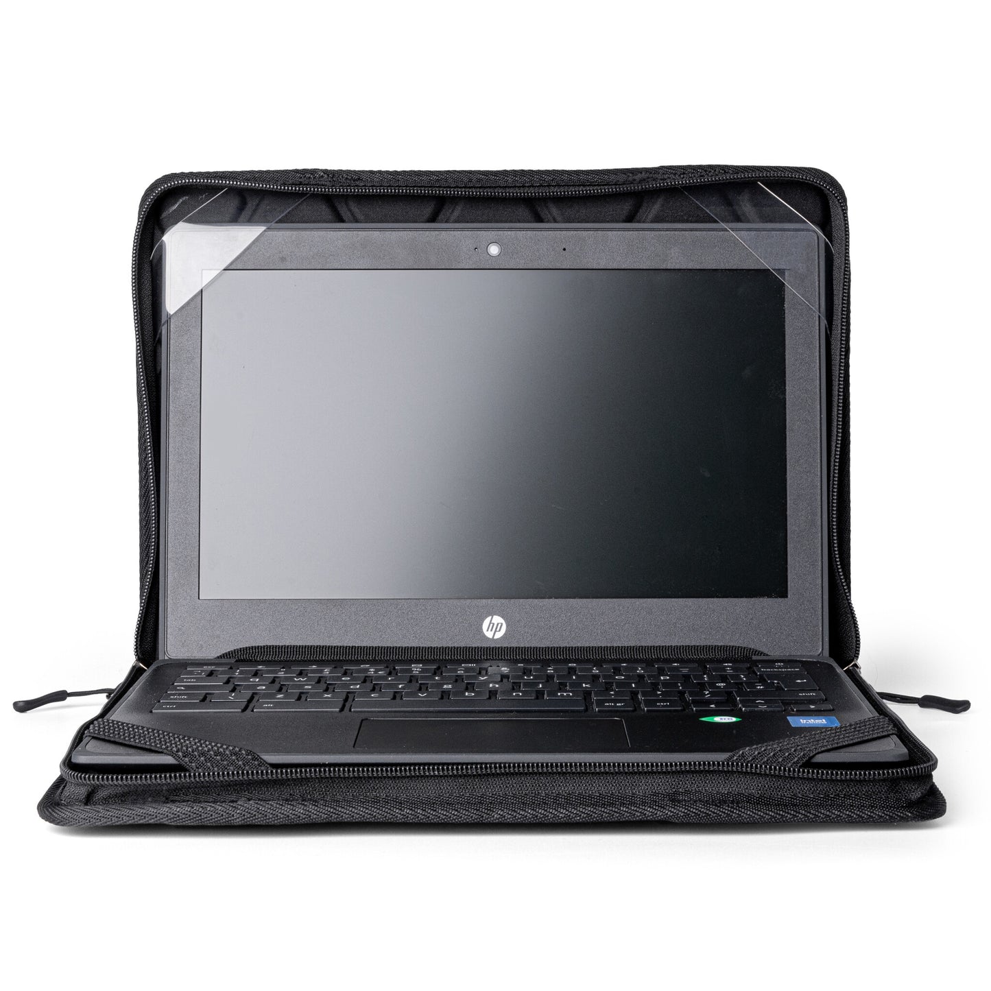 Techair TACWI009 Meet the ultimate 11-12” Chromebook case – it's like a work-in style superhero! Fasten it, protect with EVA panels, and ID it easily. Your Chromebook's new best friend!