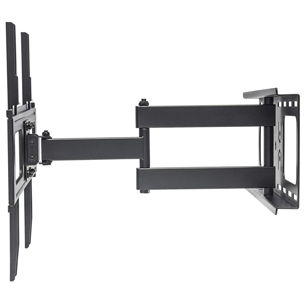 Manhattan TV & Monitor Mount, Wall, Full Motion, 1 screen, Screen Sizes: 37-65", Black, VESA 200x200 to 600x400mm, Max 50kg, LFD, Tilt & Swivel with 3 Pivots, Lifetime Warranty