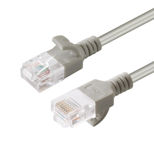 Microconnect V-UTP620-SLIM networking cable Grey 20 m Cat6 U/UTP (UTP)