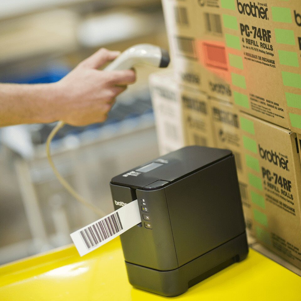 Brother PT-P950NW label printer Thermal transfer 360 x 360 DPI 60 mm/sec Wired & Wireless Ethernet LAN TZe Wi-Fi