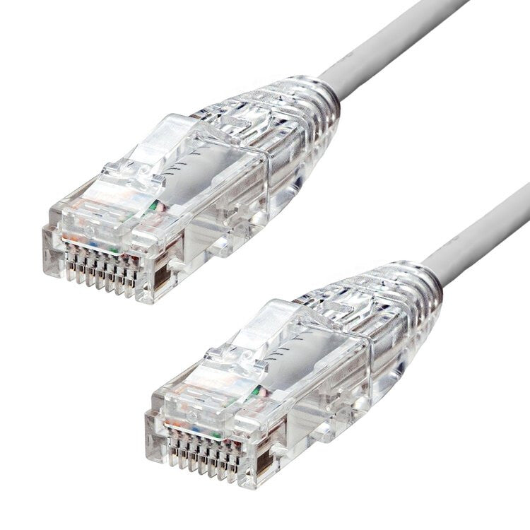 ProXtend Ultra Slim CAT6A U/UTP CU LSZH Ethernet Cable Grey 2M