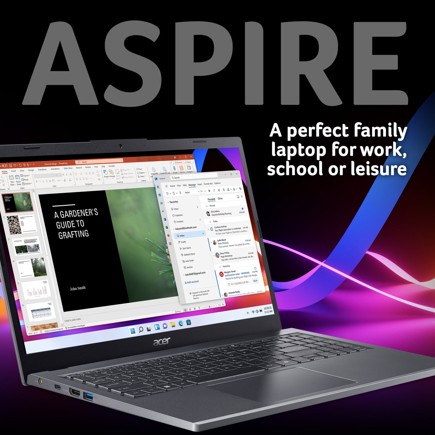 Acer Aspire 15 15 A15-51M - 15.6" Full HD, Intel Core i5-13420H, 16GB, 512GB SSD, Windows 11 Notebook