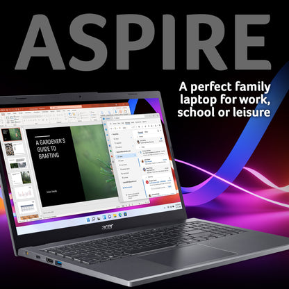 Acer Aspire 15 15 A15-51M - 15.6" Full HD, Intel Core i7-13620H, 16GB, 512GB SSD, Windows 11 Notebook