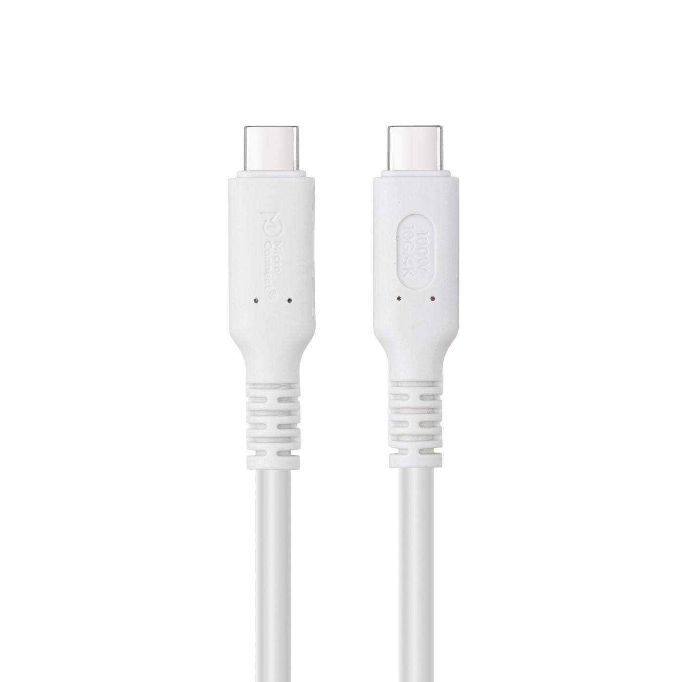 Microconnect USB3.1CC1W USB cable USB 3.2 Gen 2 (3.1 Gen 2) 1 m USB C White