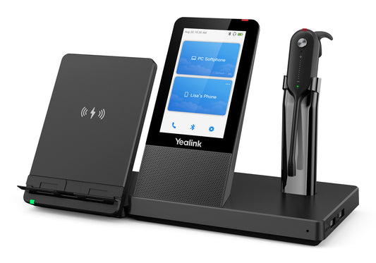 Yealink WH67 UC headset, Ear-hook and Head-band and Neck-band, Wireless connection, Boom microphone, Office/Call center