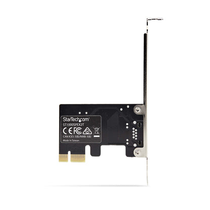 StarTech.com 1-Port Gigabit PCIe Network Adapter Card, 10/100/1000Mbps PCI Express LAN Card, NIC, Realtek RTL8111H, Works with Windows and Linux, TAA Compliant