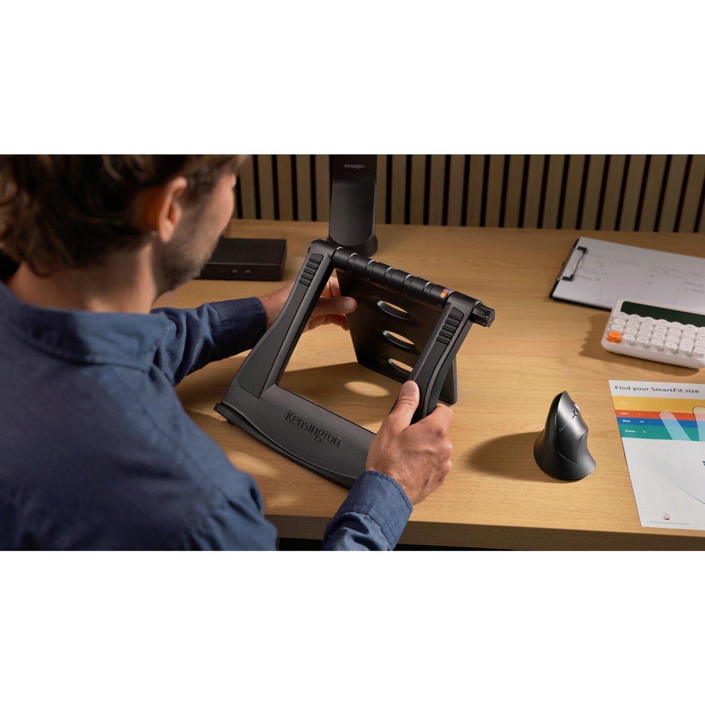Kensington SmartFit Easy Riser Laptop Cooling Stand - Black