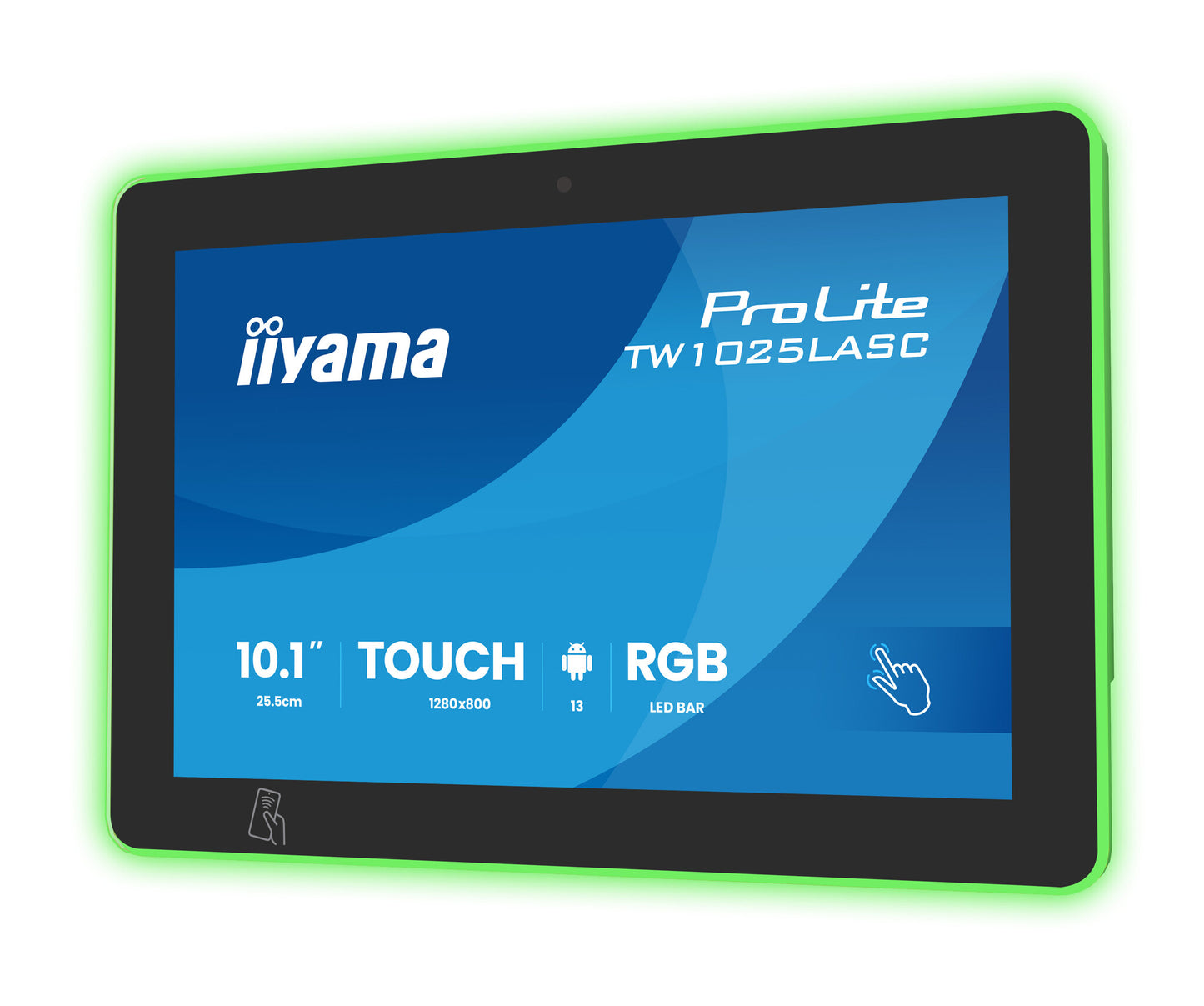 iiyama ProLite TW1025LASC-B3PNR computer monitor 25.6 cm (10.1") 1280 x 800 pixels WXGA LED Touchscreen Multi-user Black