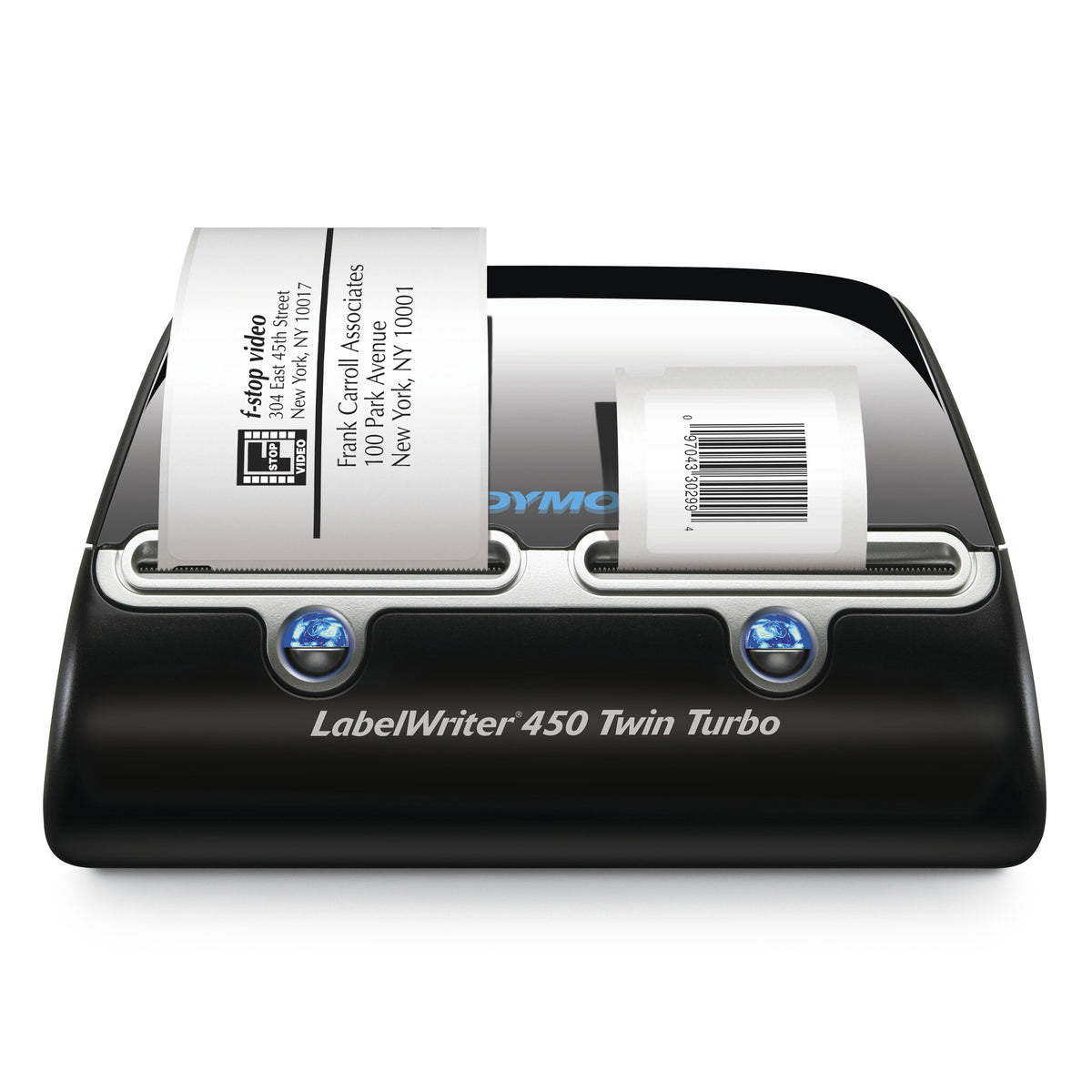 DYMO LabelWriter 450 Twin Turbo Label Maker | Direct Thermal Label Printer | Fast 71 Label-per-Minute Printing of LabelsBarcodes & More | Computer Connection | For Home & Office
