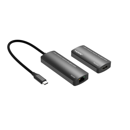 Microconnect MC-USBCHDMIEXT-30M AV extender Silver