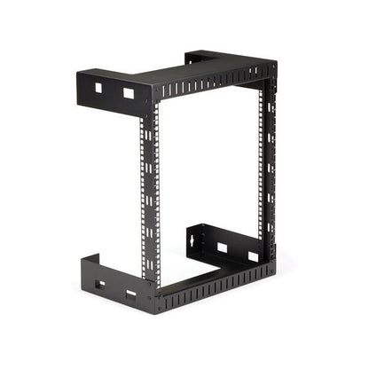 StarTech.com 2-Post 12U Heavy-Duty Wall-Mount Network Rack, 19" Open Frame Server Rack, 12" Deep, Wall Mount Data Rack for IT / AV / Patch Panel / Computer Equipment - Cage Nuts & Screws Included
