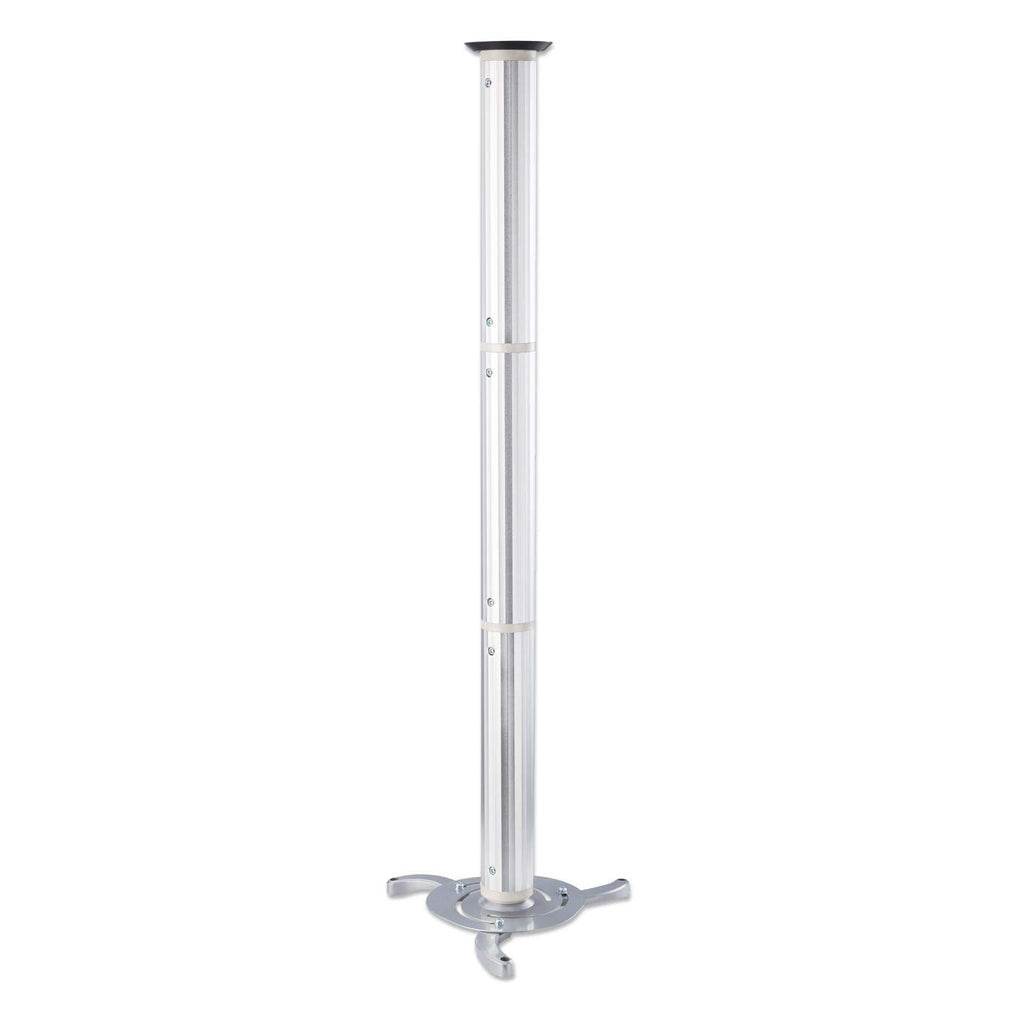 Manhattan Projector Mount, Ceiling, Universal, Tilt & Swivel, Height Range: 13 to 106cm, Max 10kg, Silver, Lifetime Warranty
