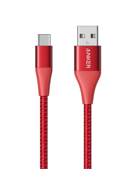 Anker Powerline+ II USB cable USB 2.0 0.9 m USB A USB C Red