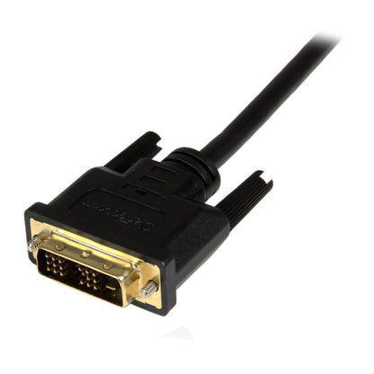 StarTech.com 2m (6.6 ft) Mini HDMI to DVI Cable - DVI-D to HDMI Cable (1920x1200p) - 19 Pin HDMI Mini Male to DVI-D Male - Digital Monitor Cable Adapter M/M - Mini HDMI to DVI Adapter