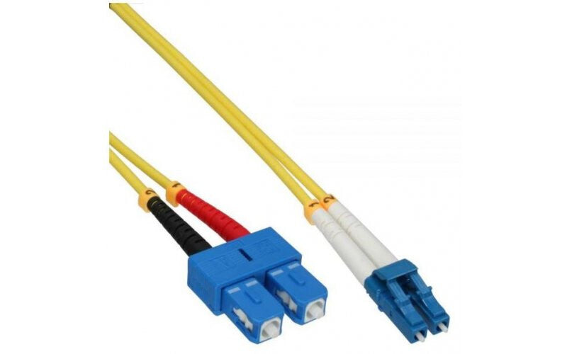 Mercodan 40400112 InfiniBand/fibre optic cable 2 m LC SC Yellow
