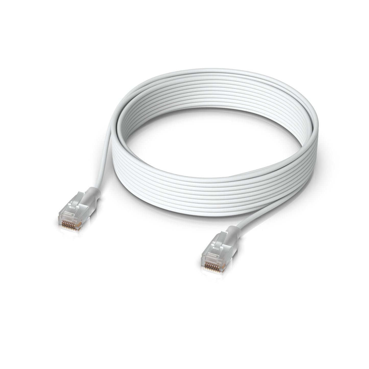 Ubiquiti UACC-Cable-Patch-EL-8M-W networking cable Translucent, White Cat6
