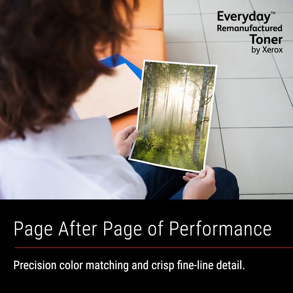Everyday™ Cyan Remanufactured Toner by Xerox compatible with Brother TN423C, High capacity