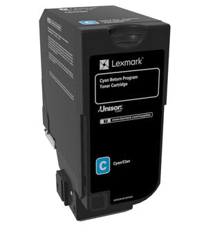 Lexmark 74C20C0 toner cartridge 1 pc(s) Original Cyan