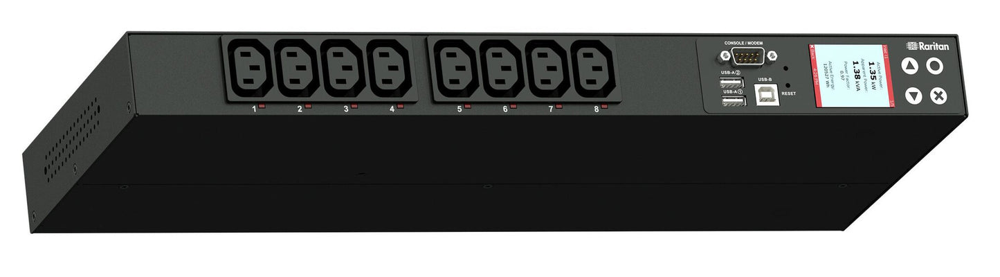 Raritan PX3-5190R power distribution unit (PDU) 8 AC outlet(s) 1U Black